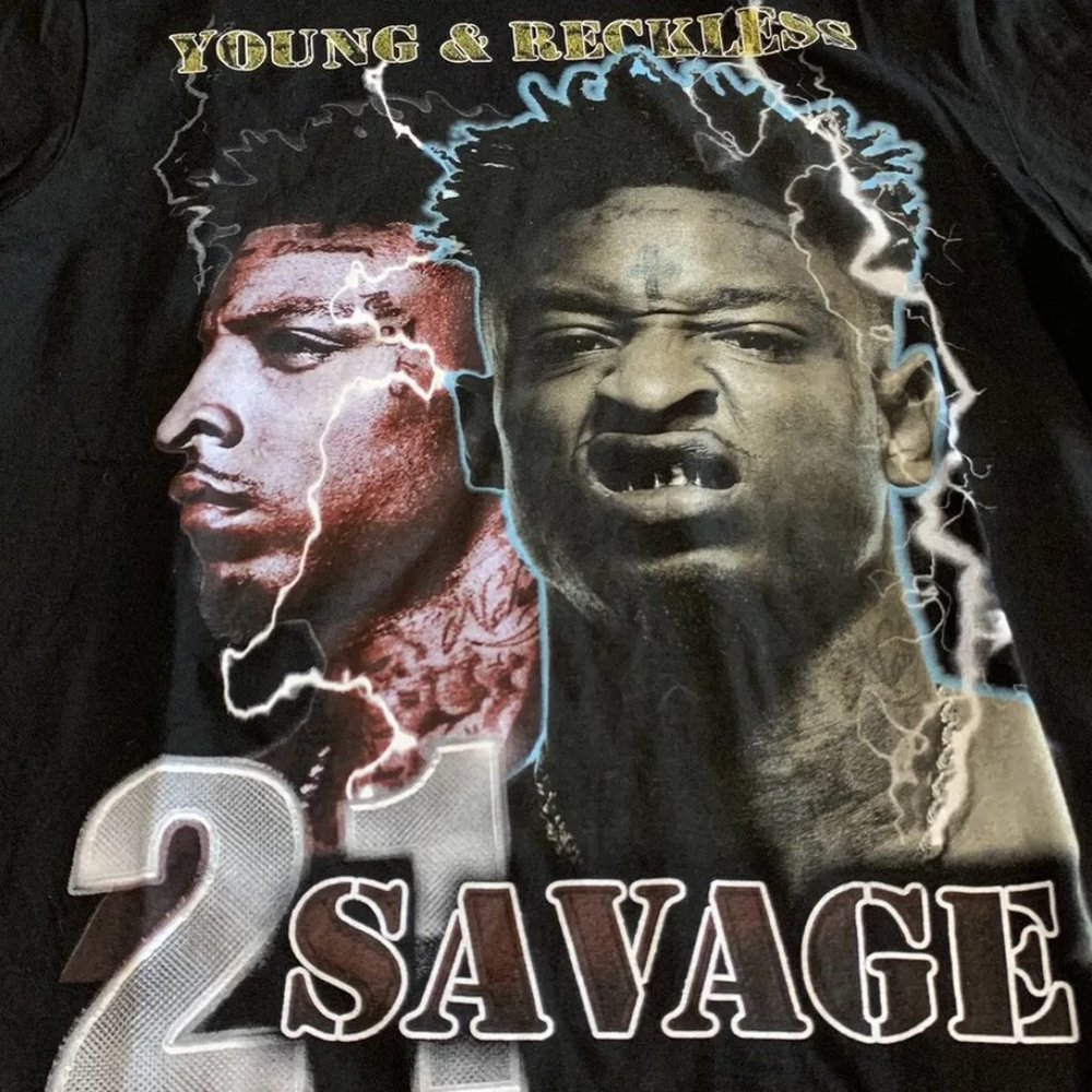 21 Savage Vintage Graphic 90s Tshirt 2